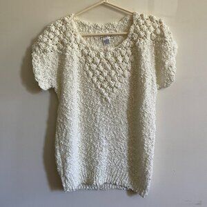 Jennifer Reed Boucle Cream Sweater